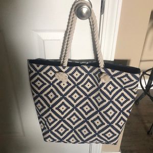 Canvas beach bag